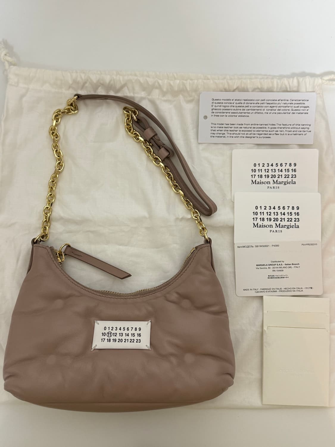 메종 마르지엘라 글램 슬램 호보 마이크로백 상품이미지9