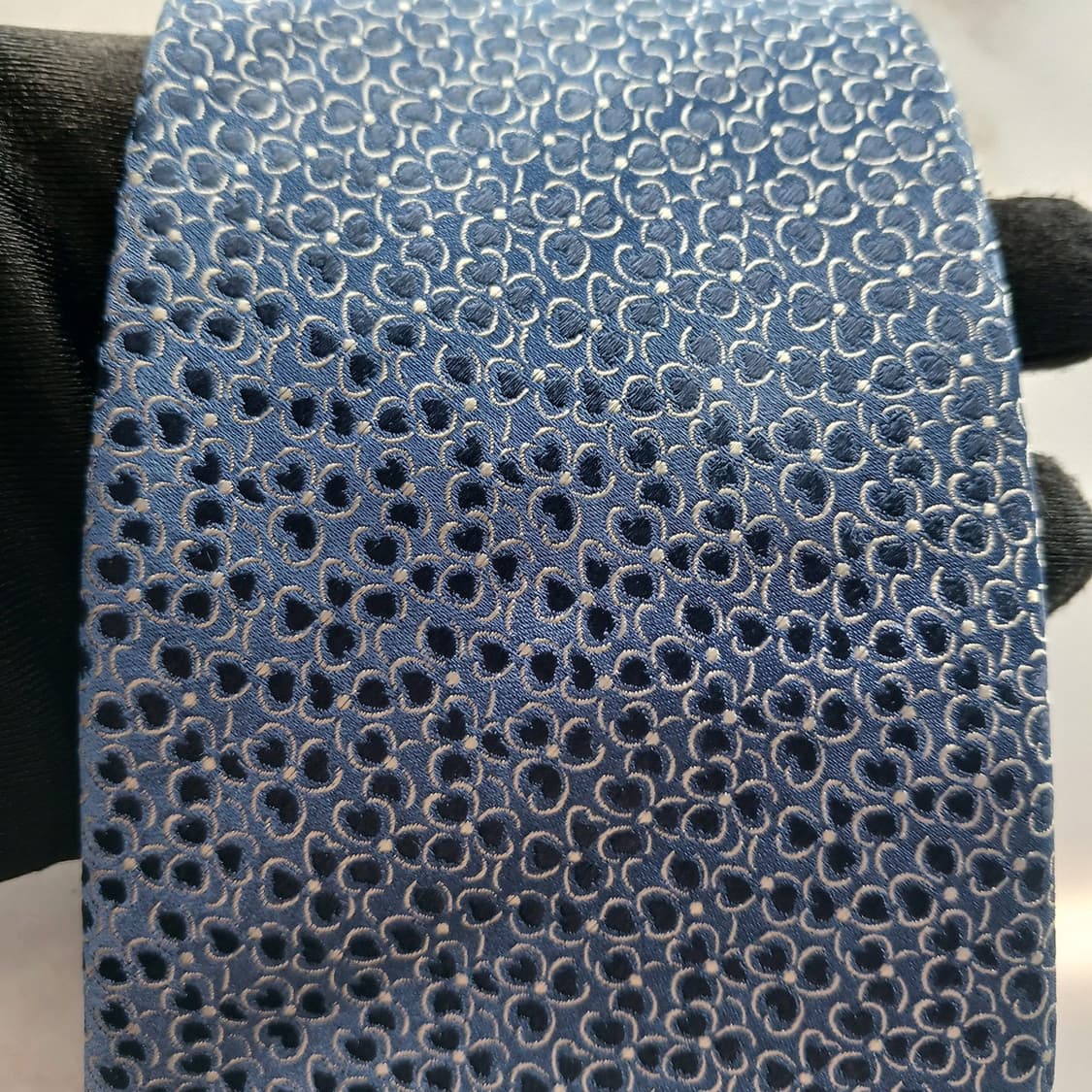 에르메네질도 제냐 실크 블루 넥타이 8.6cm A~B등급 A18155
 상품이미지5