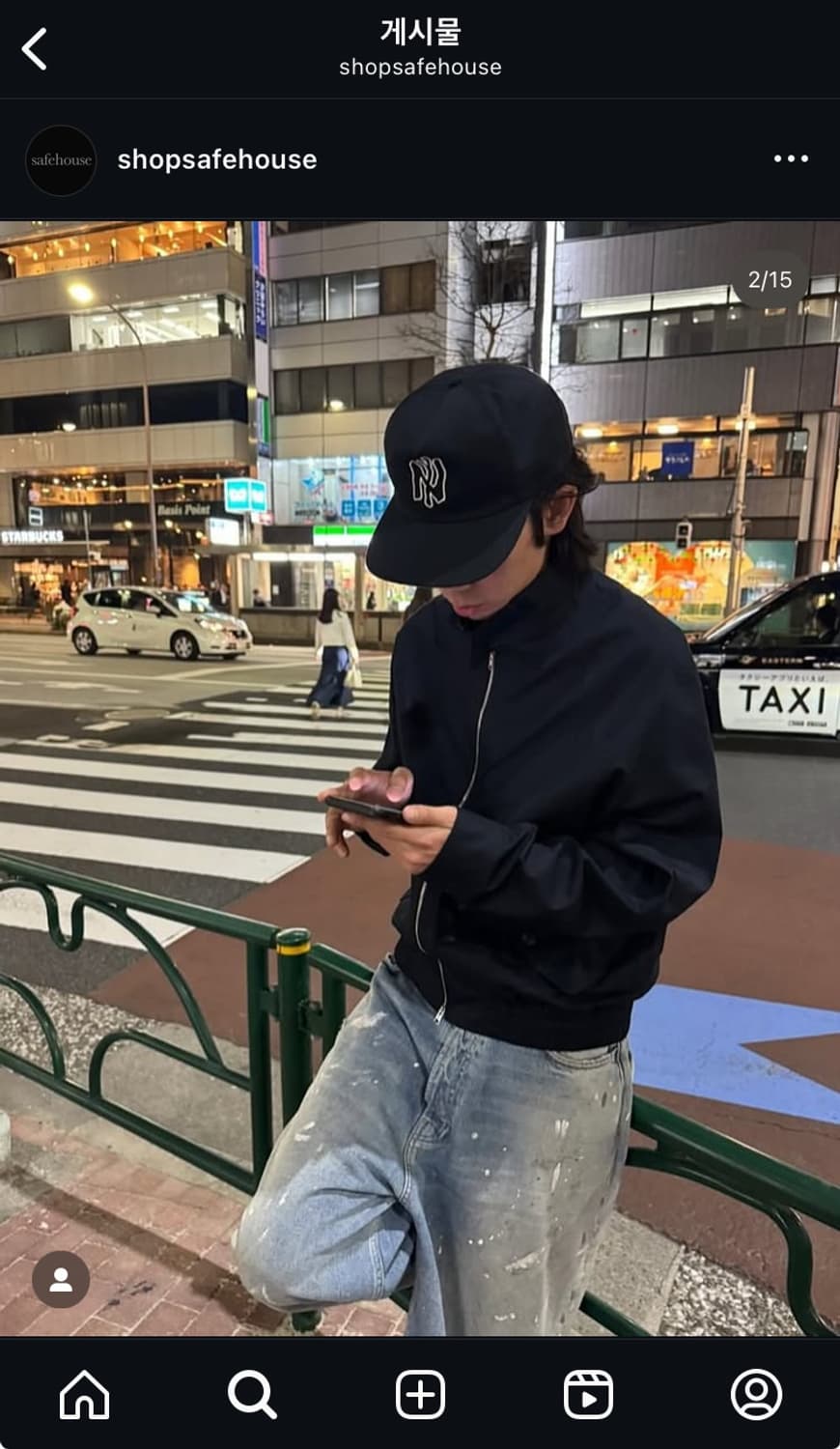 safehouse 뉴욕 볼캡 상품이미지2