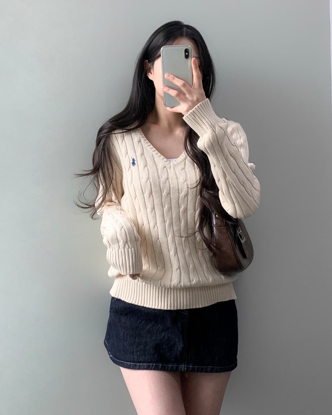 폴로 코튼 케이블 니트 상품이미지2