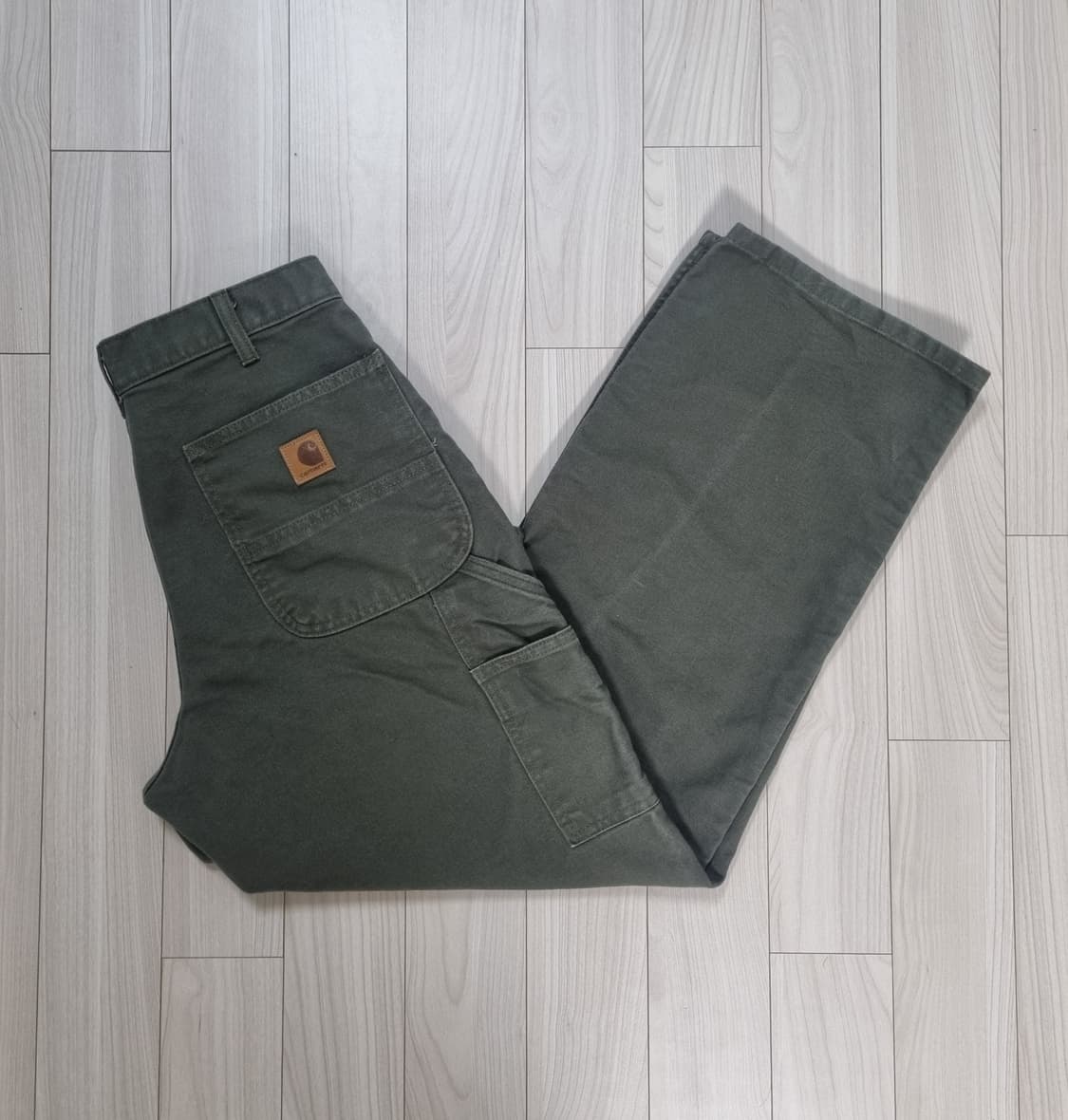 칼하트 모스그린 워크팬츠 B11 32X30 상품이미지1