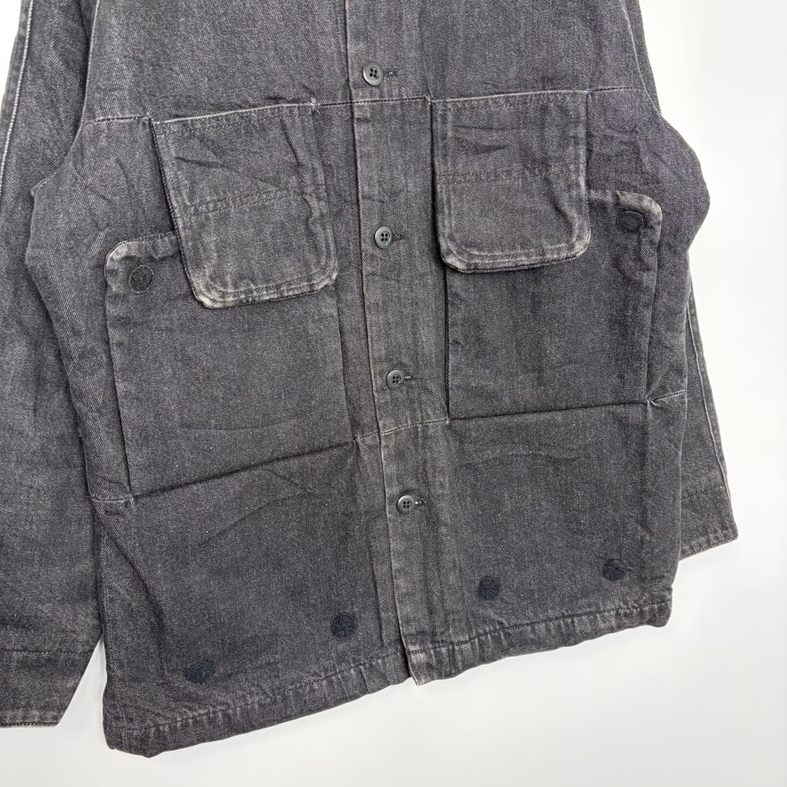 반달라이즈 입체 포켓 커버올 자켓 상품이미지5