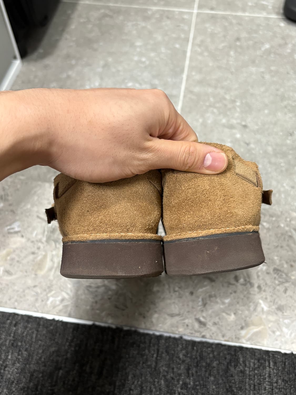 오로라슈즈 러프아웃 카멜베이지 9D 상품이미지5