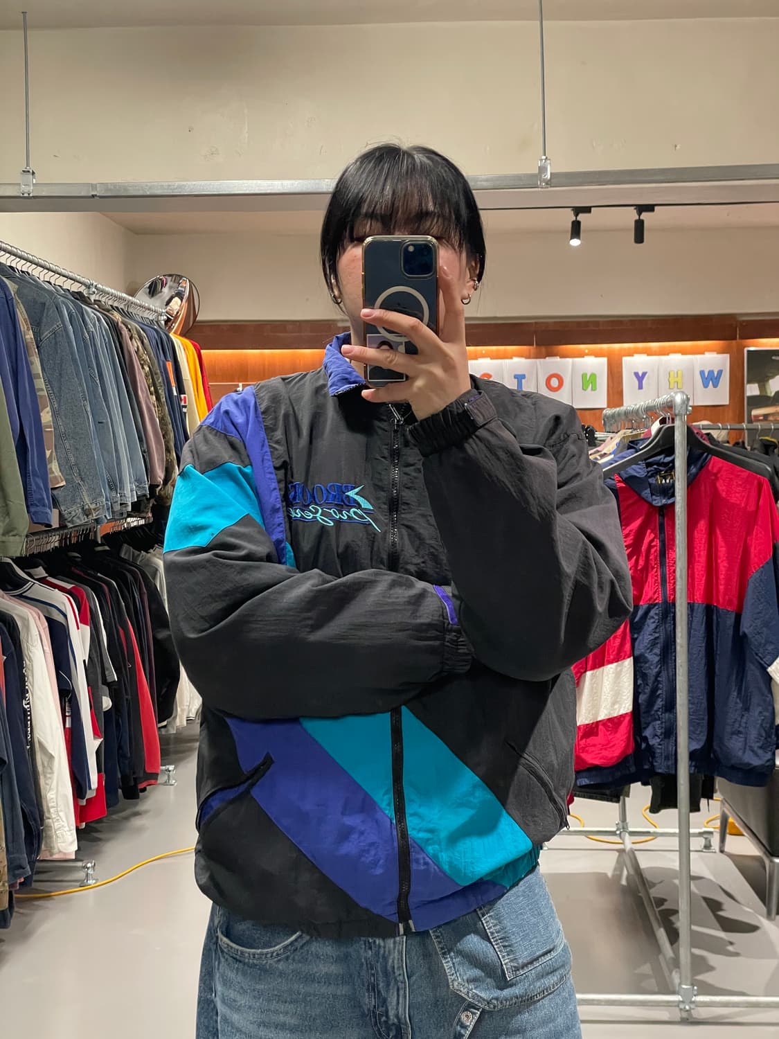 80-90’s 브룩스 올드스쿨 바람막이   상품이미지2