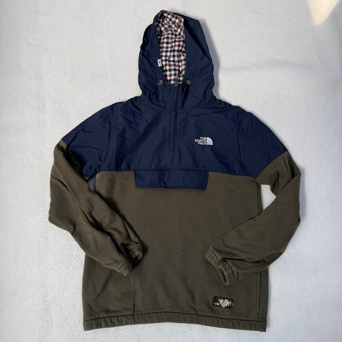 90 노스페이스 배색 후드 아노락 0305T 상품이미지1
