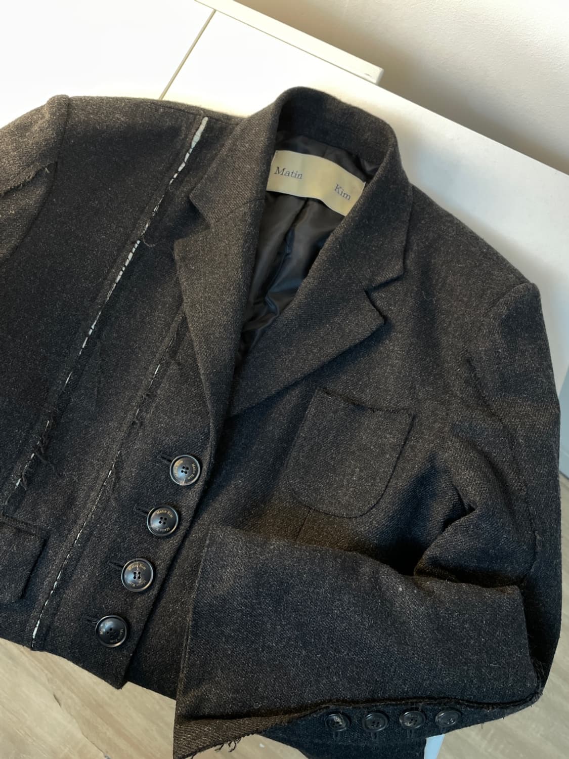 마뗑킴 러프 디테일 블레이저 자켓  상품이미지1