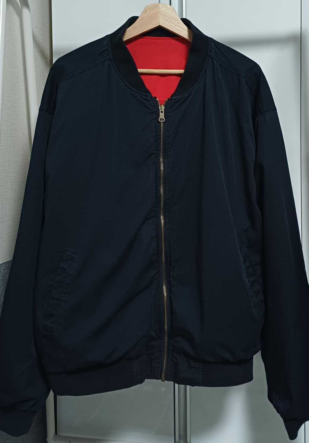 👀 90s 말보로 리버시블 봄버 자켓 - 블랙 상품이미지4