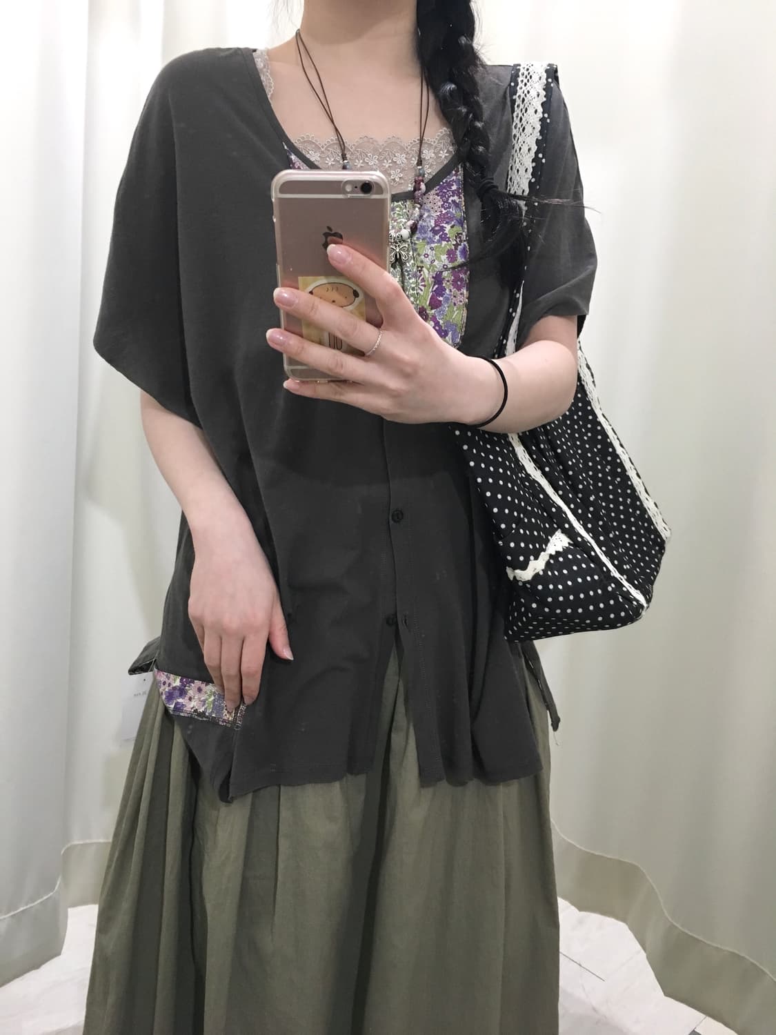 flower loose blouse 상품이미지5