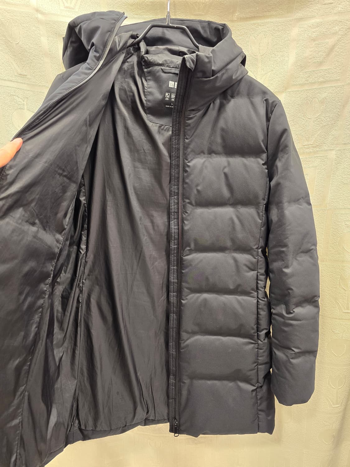 유니클로 후드 경량패딩 66~77 상품이미지6