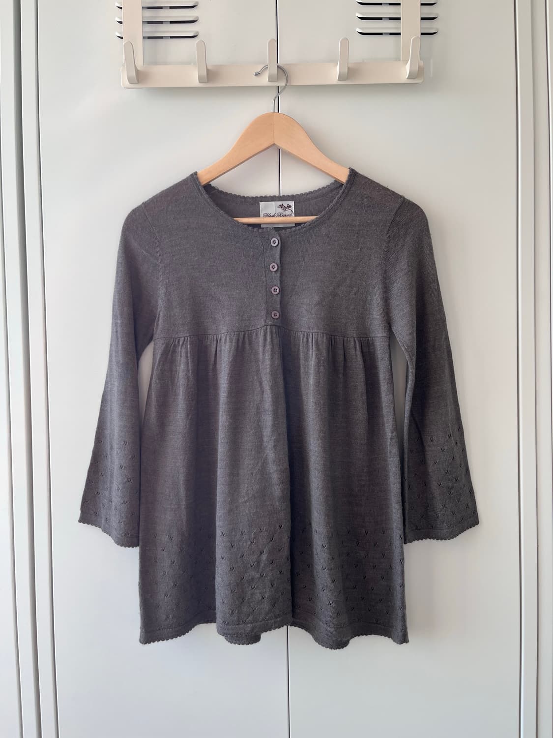 빈티지 핸드메이드 헤비 울니트 조끼  상품이미지8