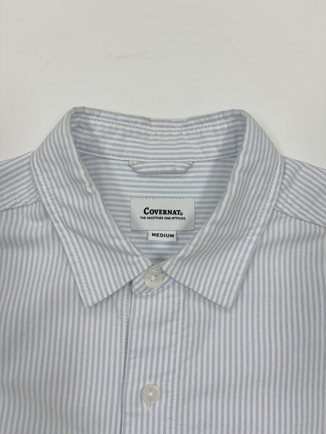 커버낫 옥스포드 스트라이프 셔츠 상품이미지4