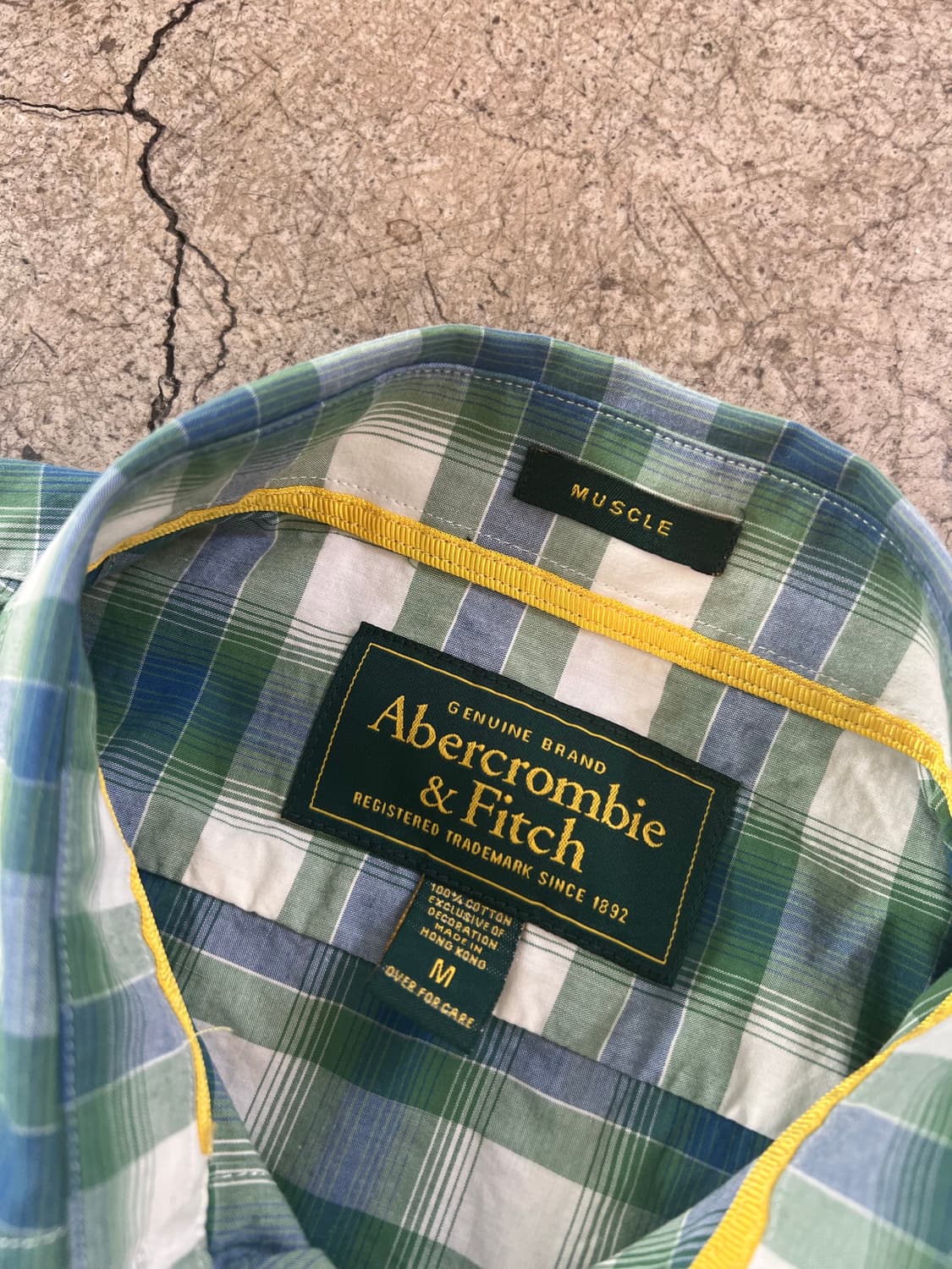 Abercrombie 체크 셔츠 M 상품이미지4