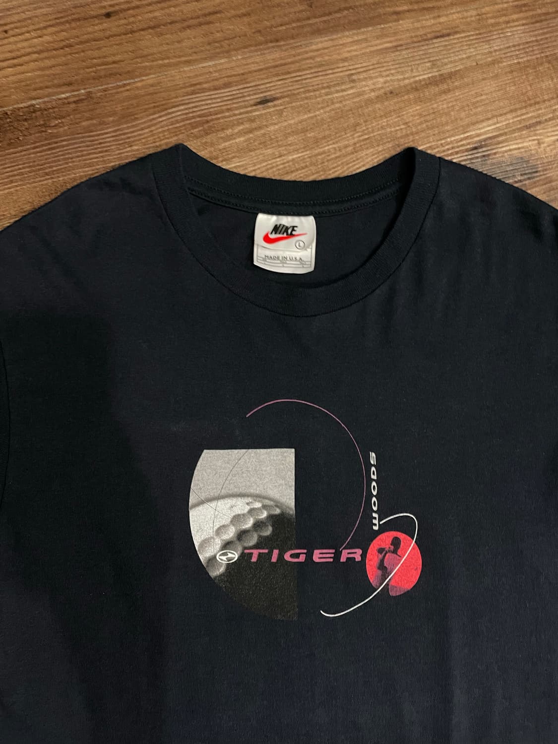 90s 나이키 USA 타이거우즈 그래픽 반팔 티셔츠 상품이미지2