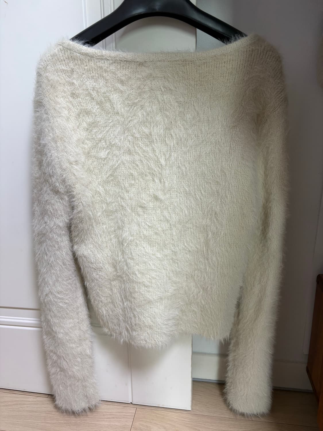 for her 퍼 니트 가디건 상품이미지3