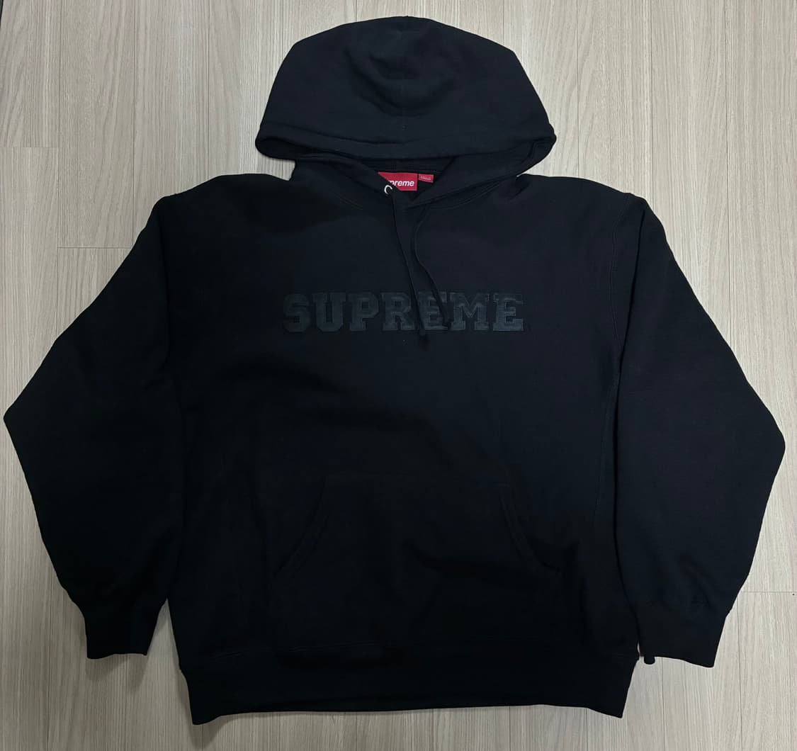 슈프림 컬리지에이트 후드 블랙 L 상품이미지1