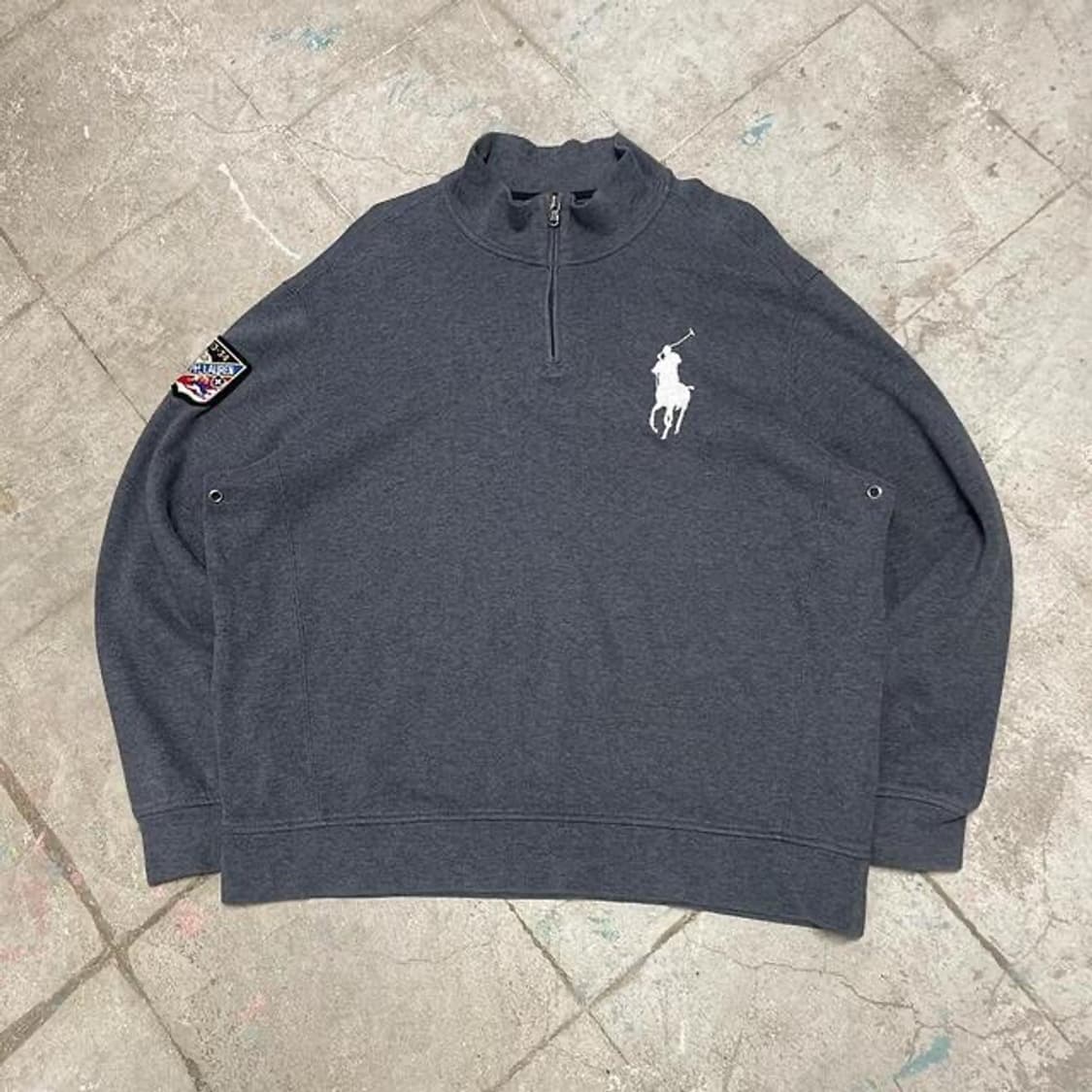 랄프로렌 폴로 빅포니 반집업 니트 (2XL)  상품이미지1