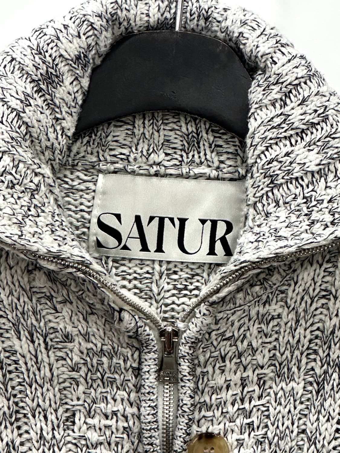 세터 투웨이 테오 투톤 니트 집업  상품이미지3