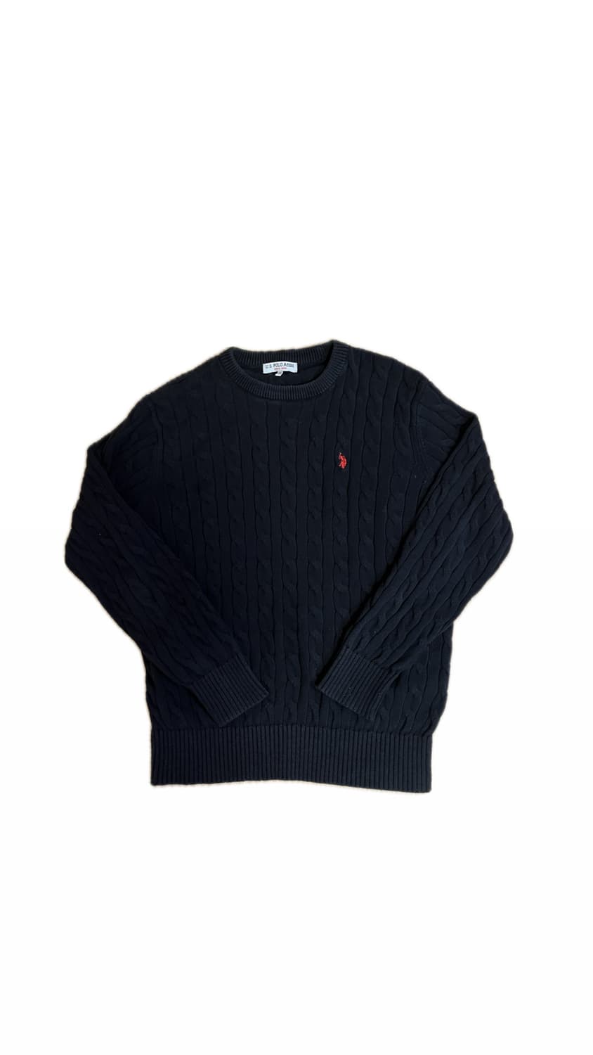 폴로 블랙 니트 상품이미지1