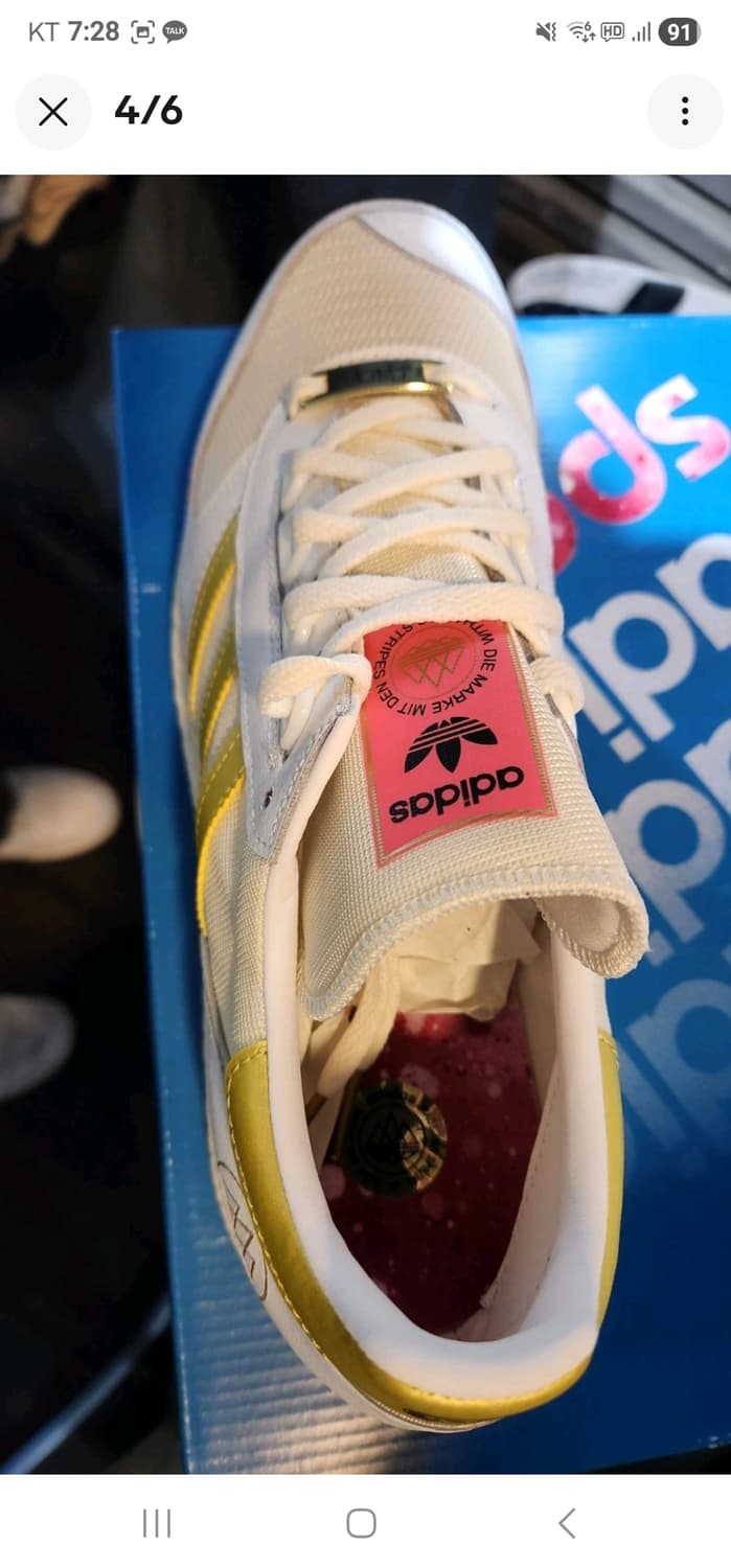 아디다스 골디 SPZL 실버버치 메탈헤드 화이트 골드 상품이미지6