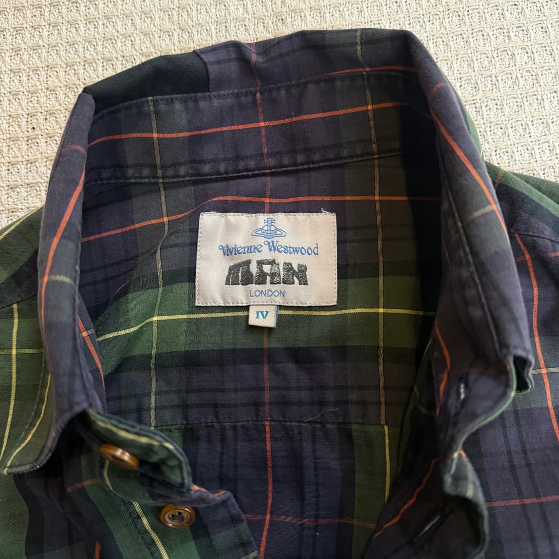 비비안웨스트우드 체크 셔츠 상품이미지3