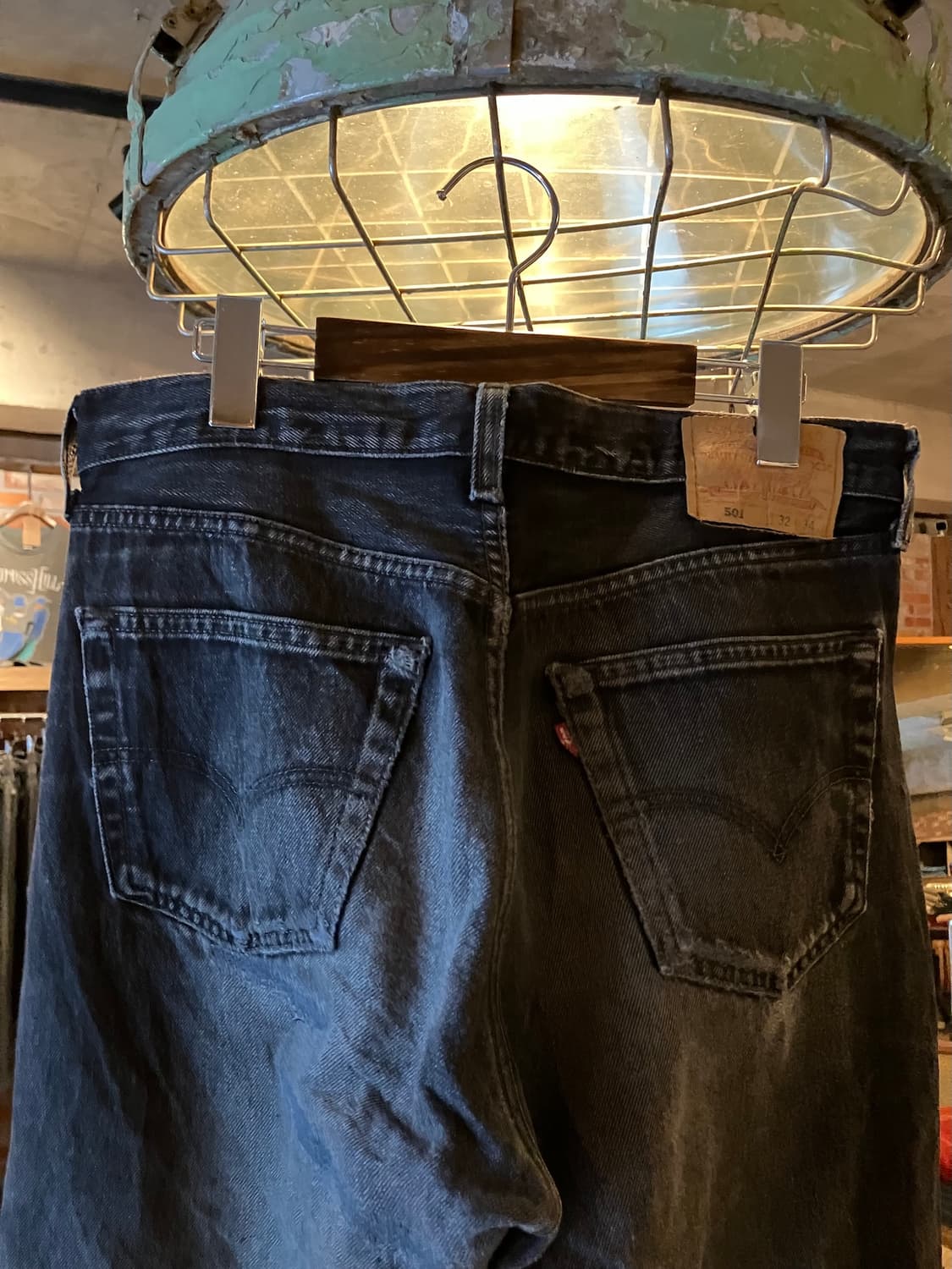 90s USA Levis 501 0660 Black Denim Pants 상품이미지6