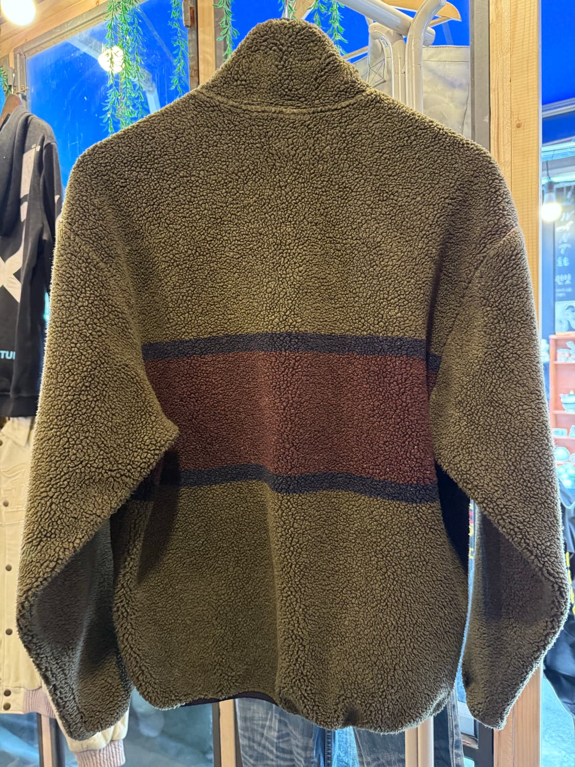 울리치 90s 카키 폴라텍 플리스 풀오버 상품이미지4