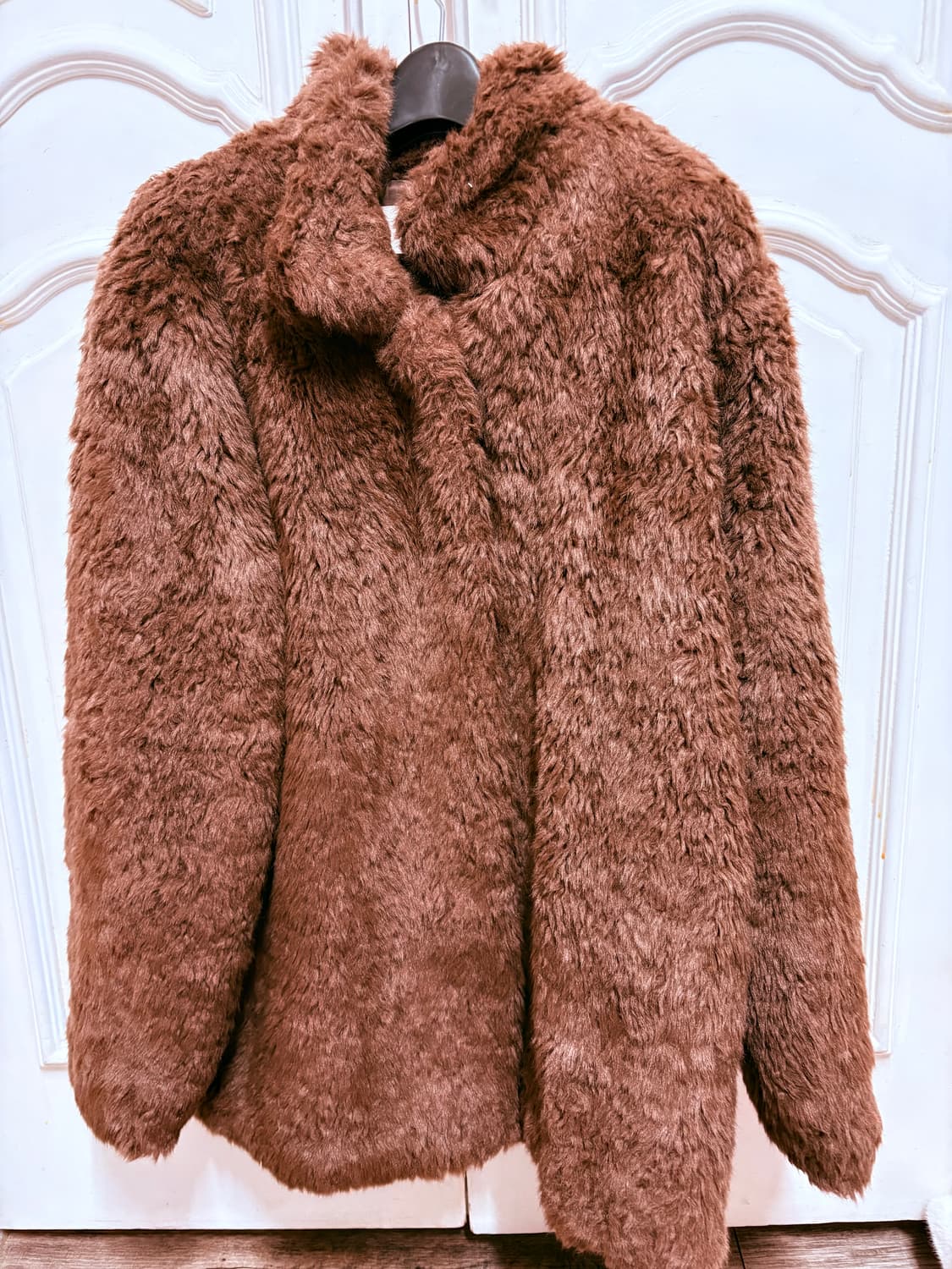 브라운 테디베어 퍼 자켓  상품이미지3