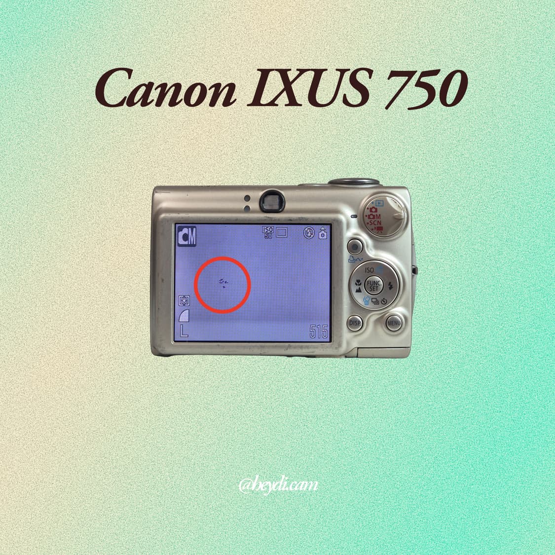 (아일릿 원희) 캐논 ixus750 IXY700 골드 상품이미지4