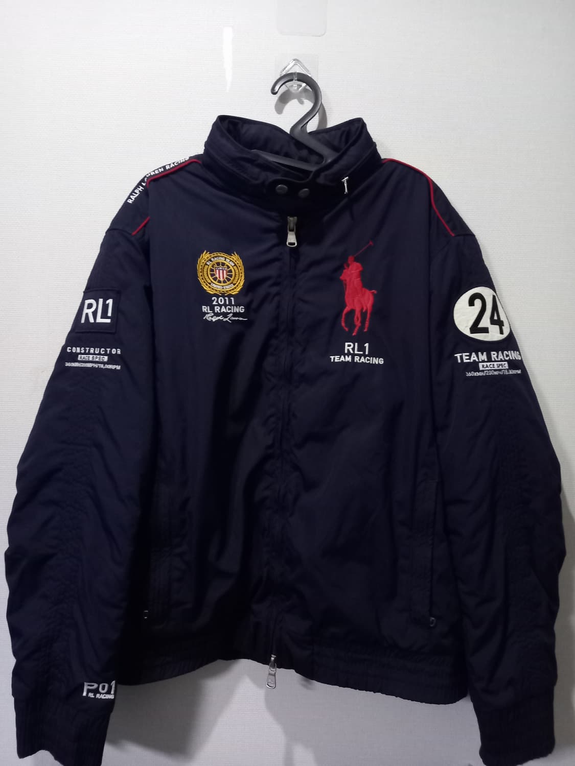 폴로 POLO 랄프로렌 빅포니 레이싱 패딩 점퍼 105/XL 상품이미지1