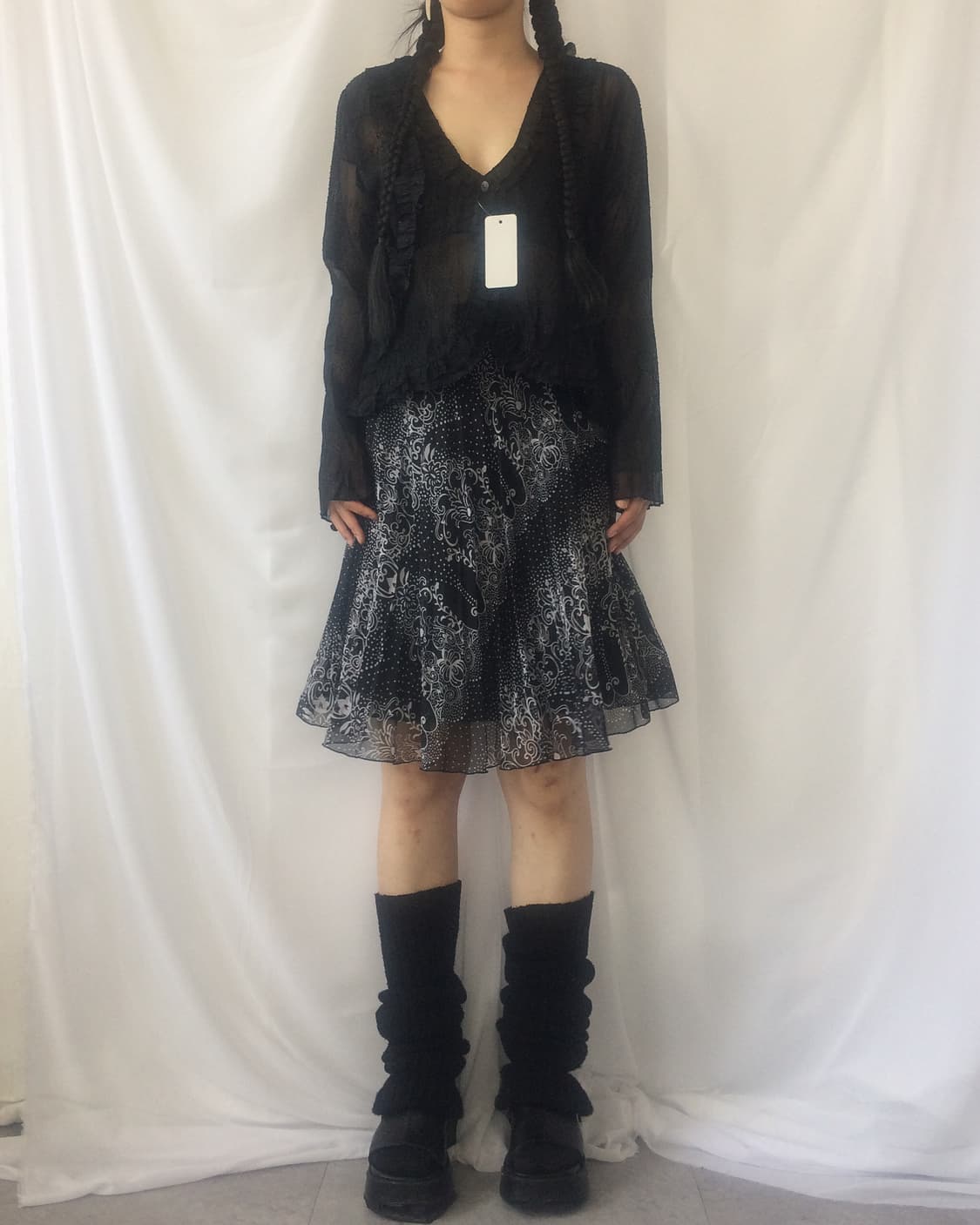 Glitter point see through jacket 상품이미지6