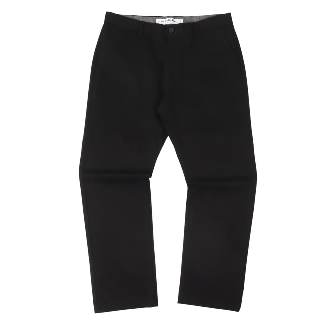 라코스테 블랙 슬림핏 코튼 팬츠 상품이미지1