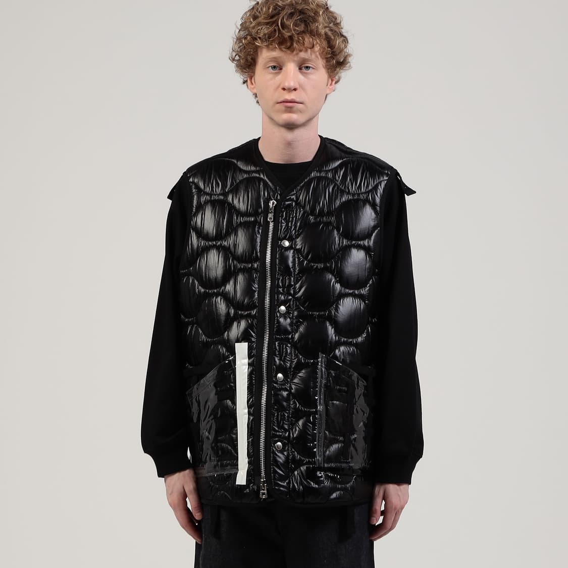 솔로이스트 22 S/S 퀼팅 라이너 베스트 블랙 L 상품이미지2