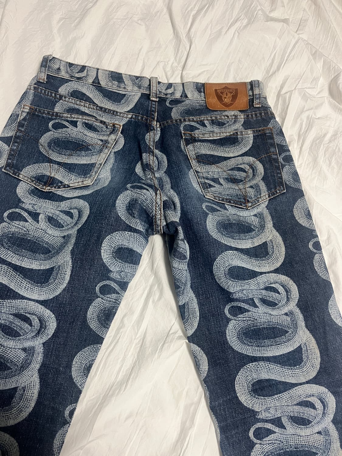 히스테릭글래머 스네이크 팬츠 상품이미지1