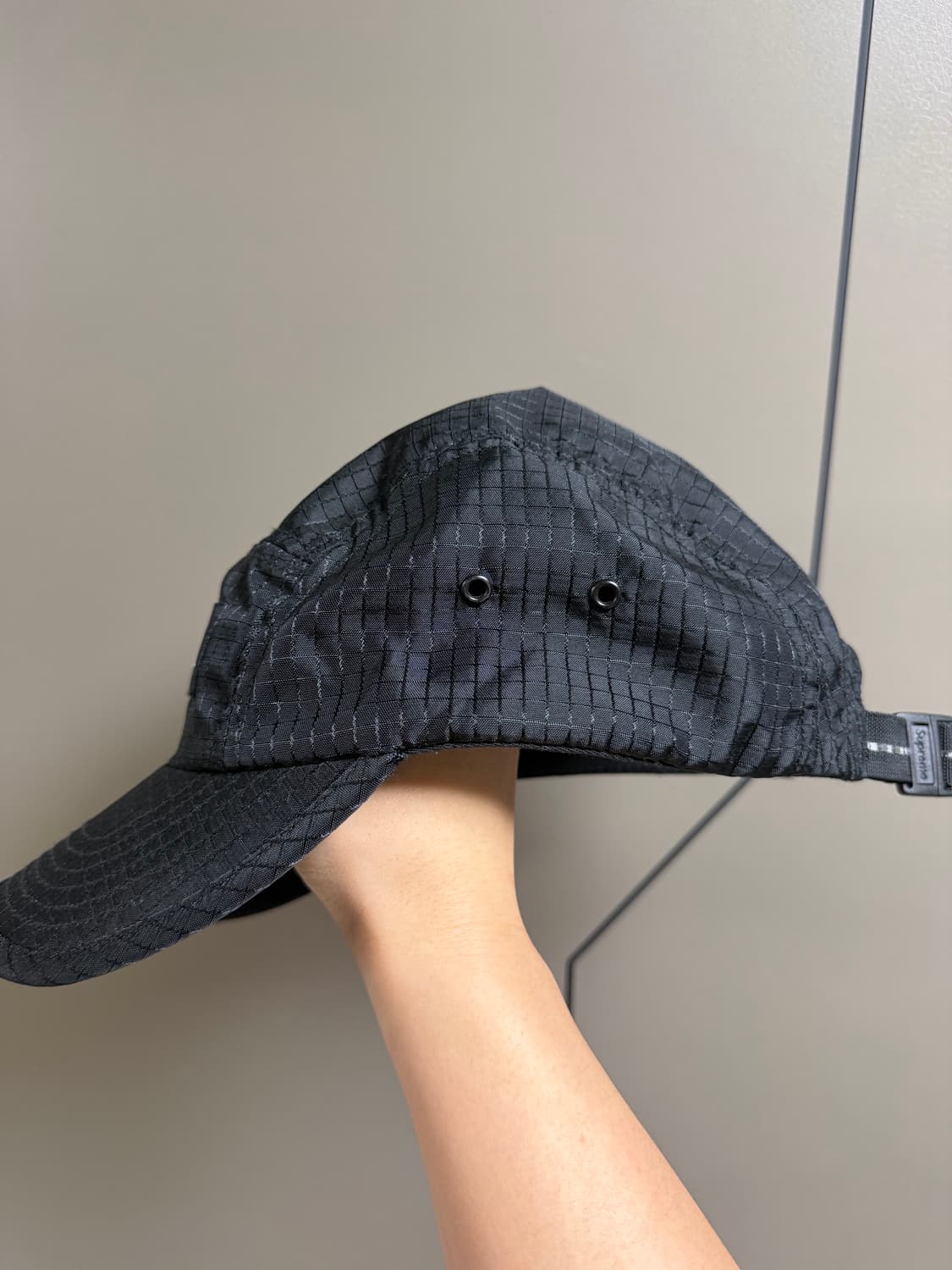 슈프림 카모 립스탑 캠프캡 블랙 상품이미지2