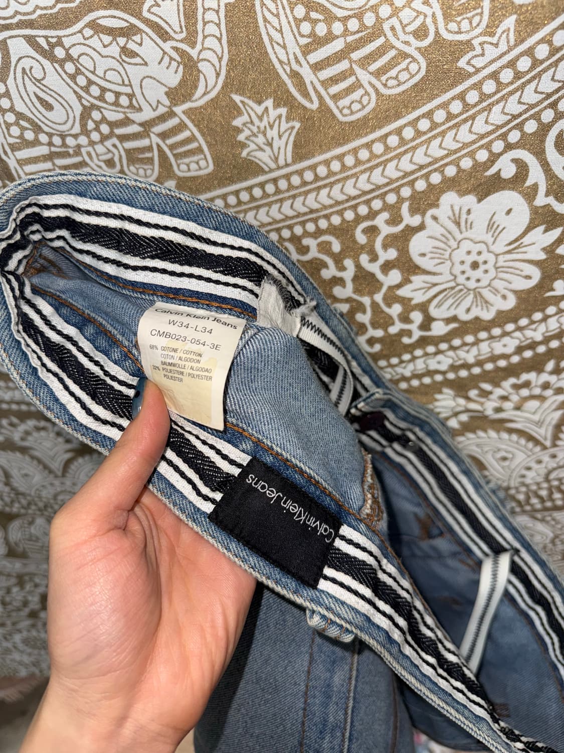 캘빈클라인 퍼티그 연청 데님팬츠 상품이미지7