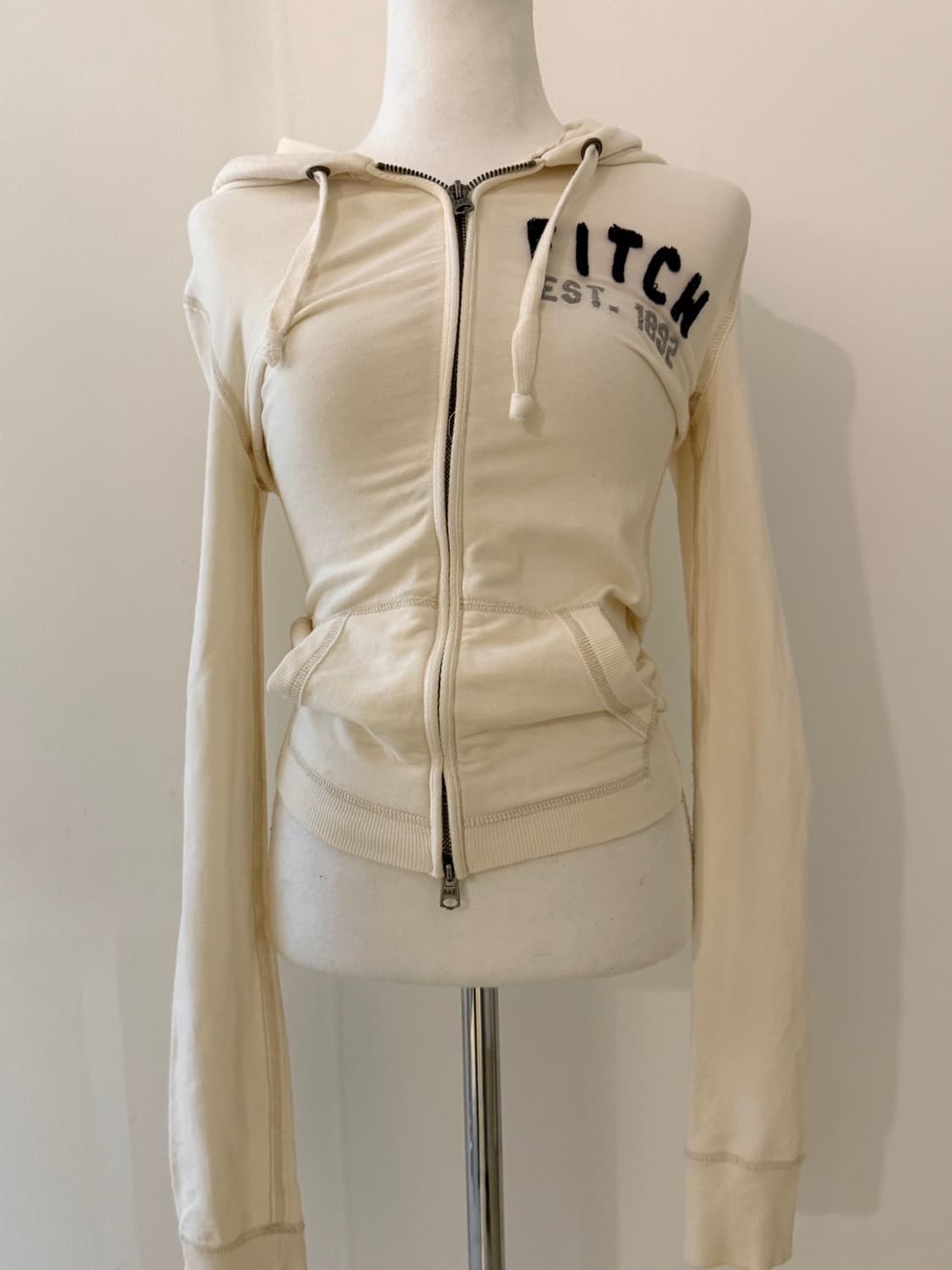 아베크롬비 아이보리 후드집업 상품이미지1