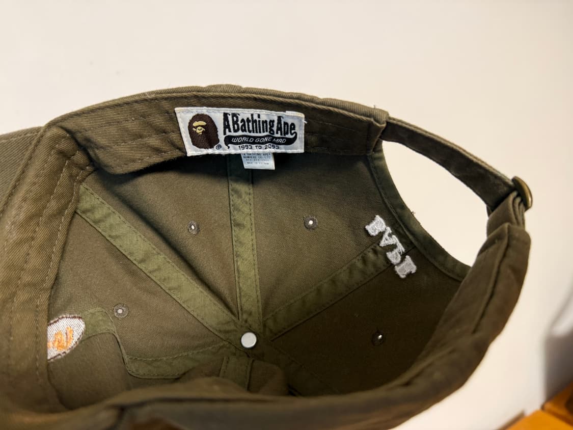 bape 카키색 모자 캡모자 상품이미지2