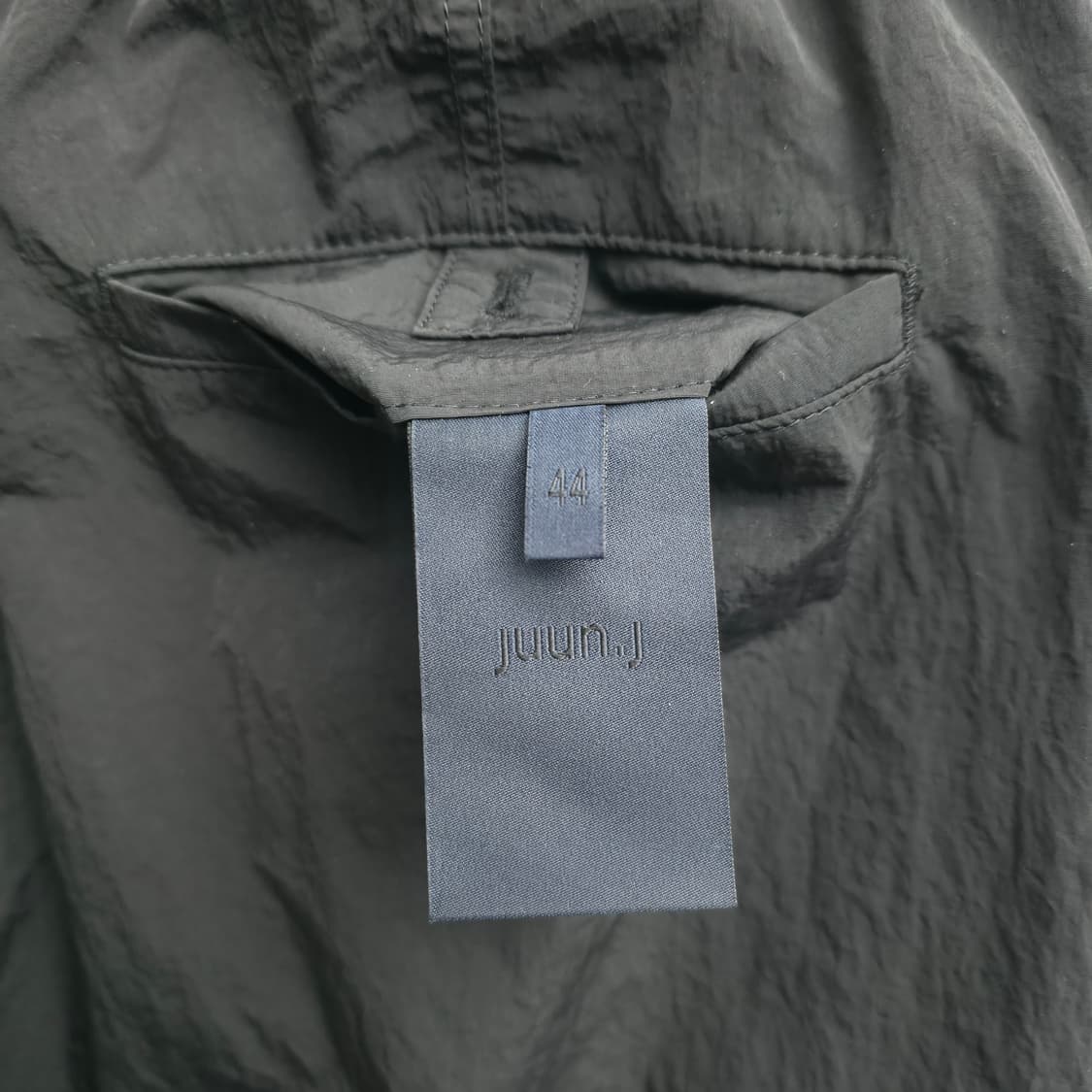 [44] 준지 블랙 나일론 파라슈트 팬츠 상품이미지6