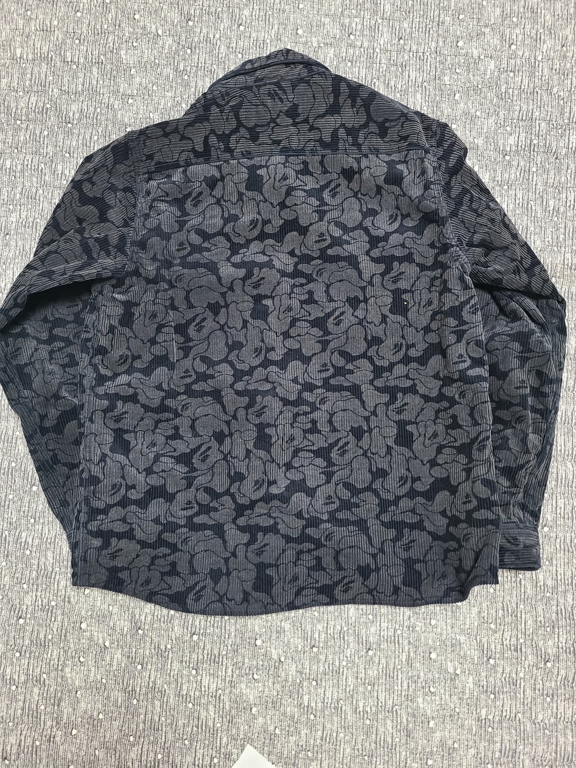 [2XL]베이프 솔리드카모 코듀로이 워크 셔츠  상품이미지3