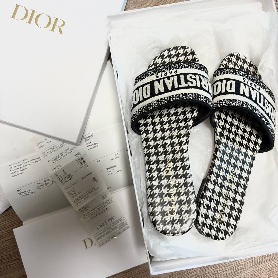 [35] 디올 디웨이 하운드투스 뮬 슬리퍼 상품이미지1