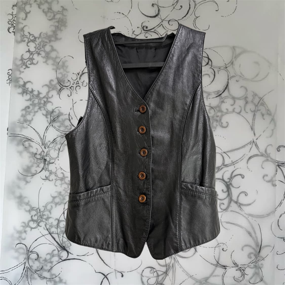vintage cowhide vest  상품이미지1