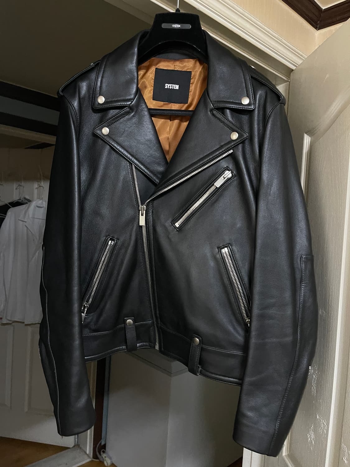 시스템옴므 양가죽 라이더자켓 상품이미지1