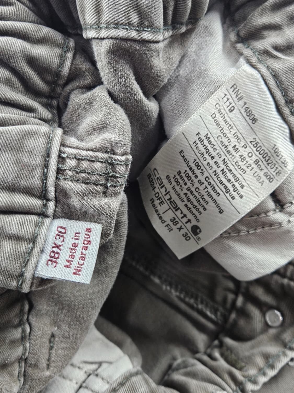 칼하트 리페어 밴딩 커스텀 카펜터 워크 팬츠 (38X30)/ 10769 상품이미지7