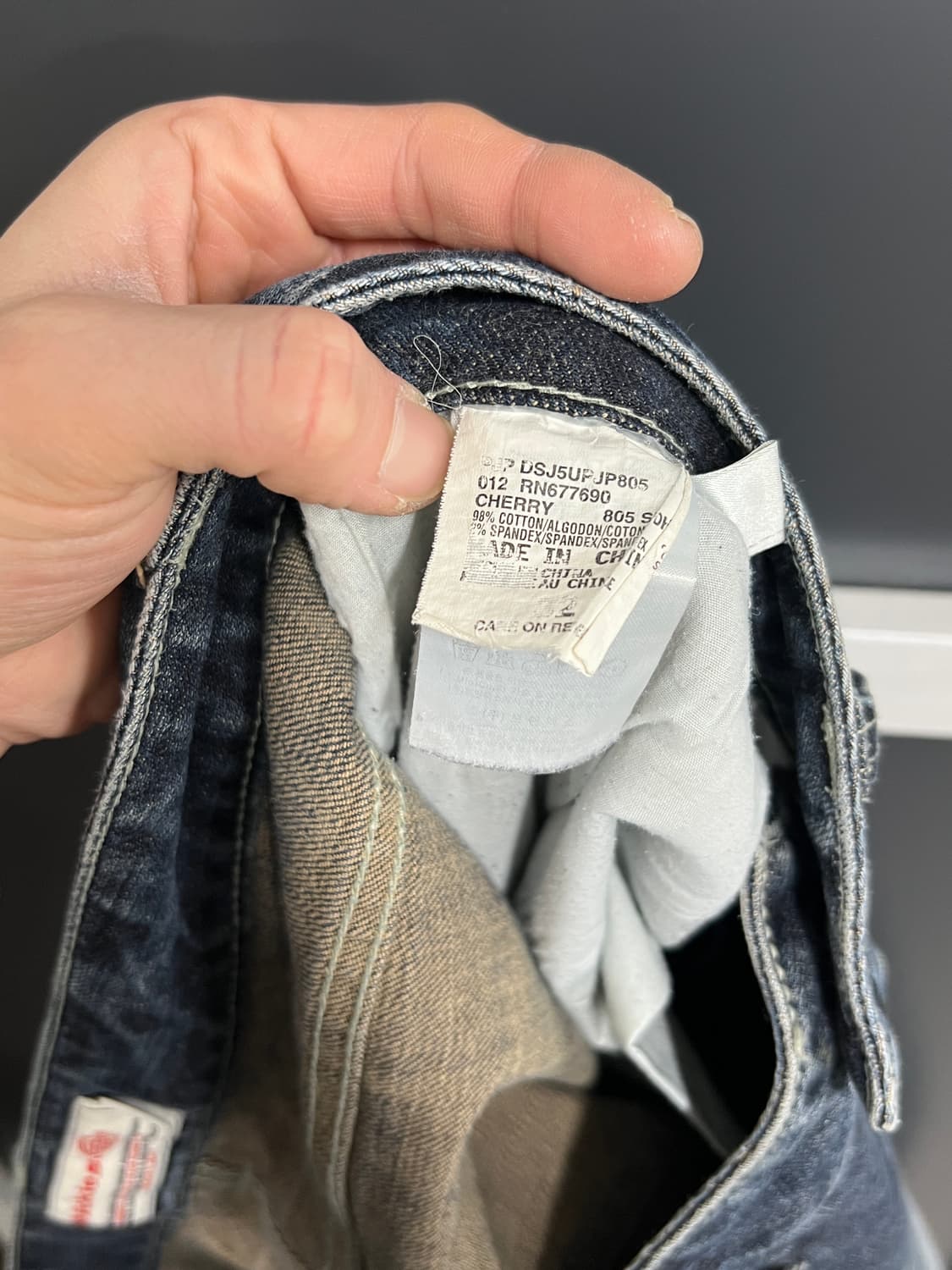 Dickies 디키즈 일자핏 워싱 데님 팬츠 상품이미지6