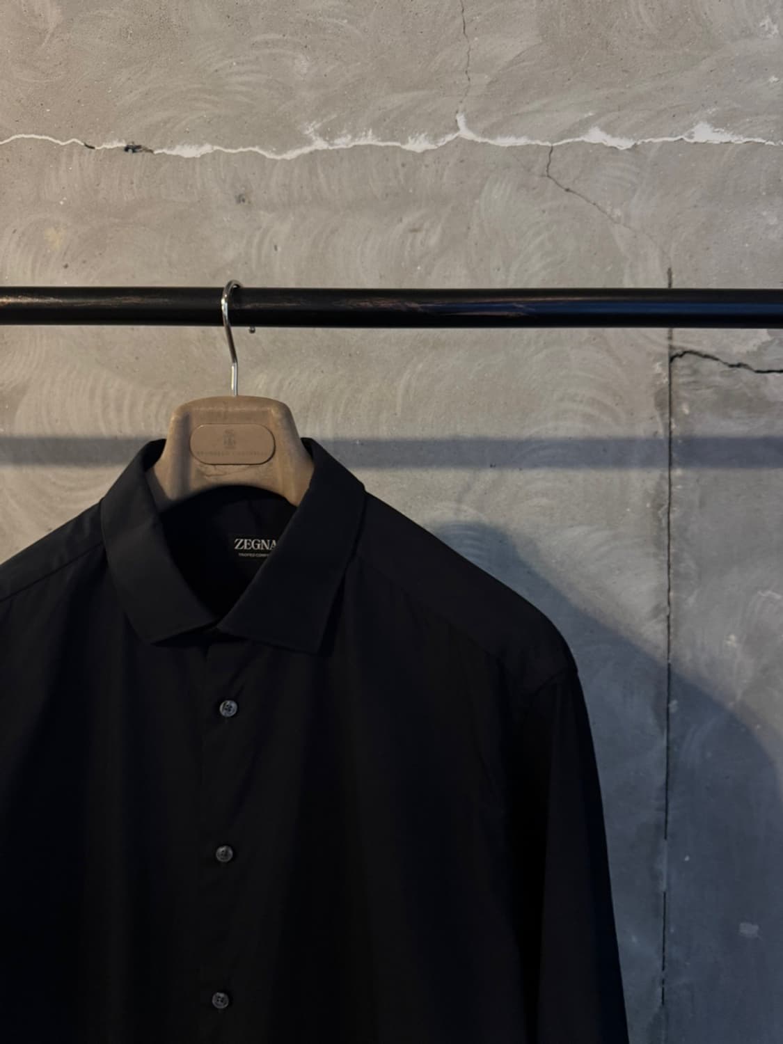 ZEGNA 에르메네질도 제냐 블랙 드레스 셔츠 105 상품이미지7