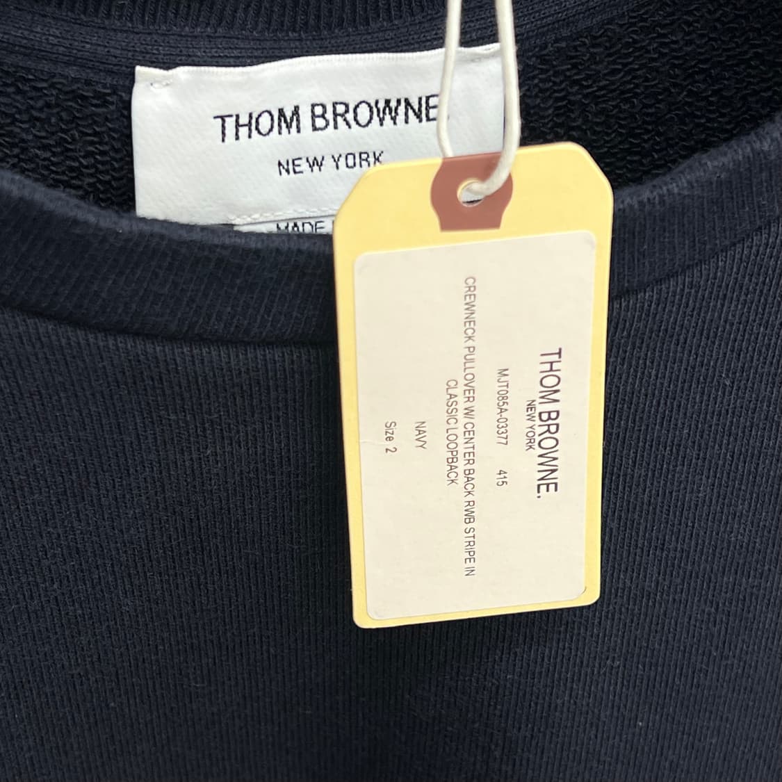 톰브라운 백삼선 맨투맨 2사이즈 상품이미지3