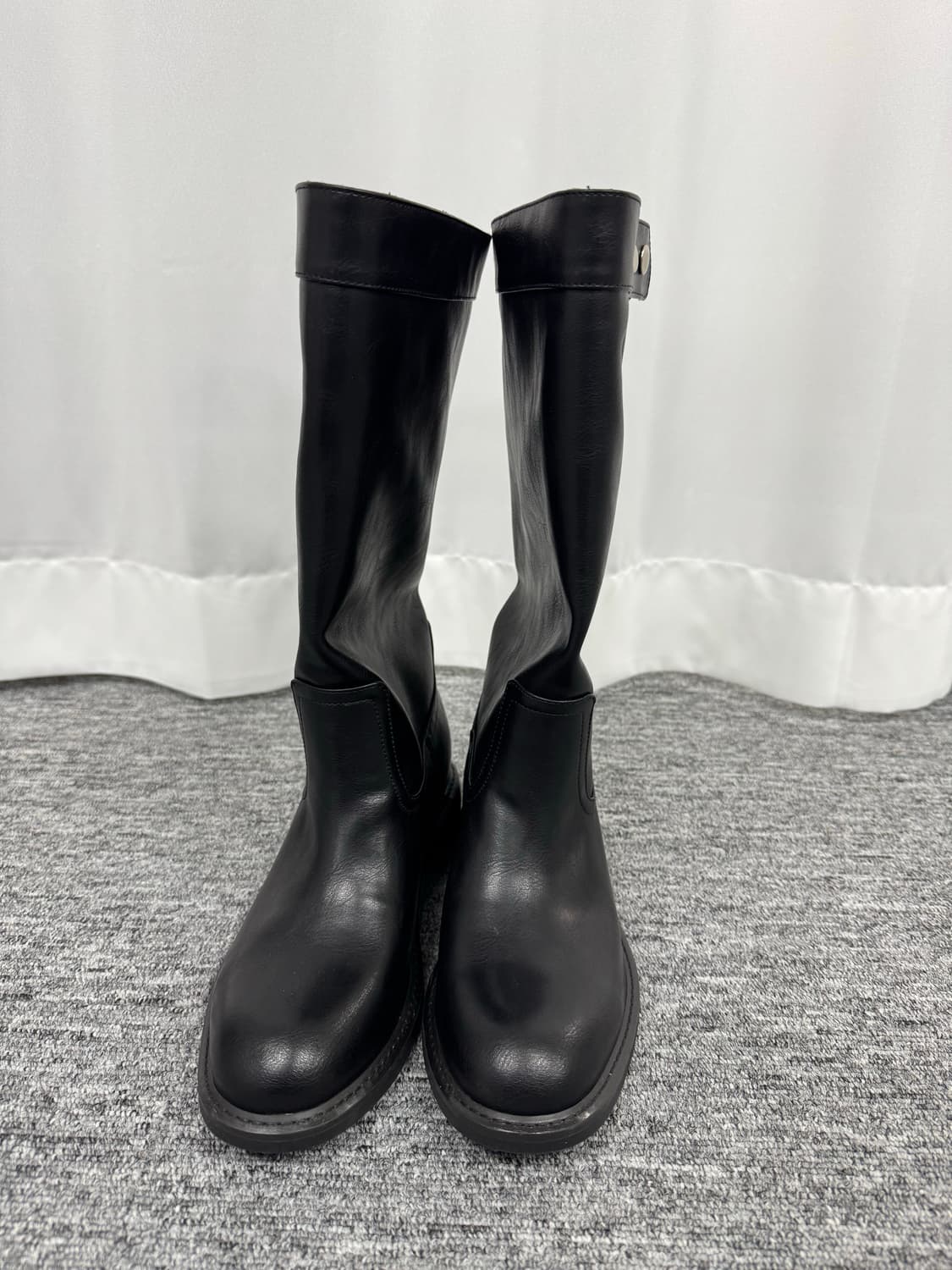 코모레비뮤지엄 리얼 소가죽 부츠 250사이즈 상품이미지8