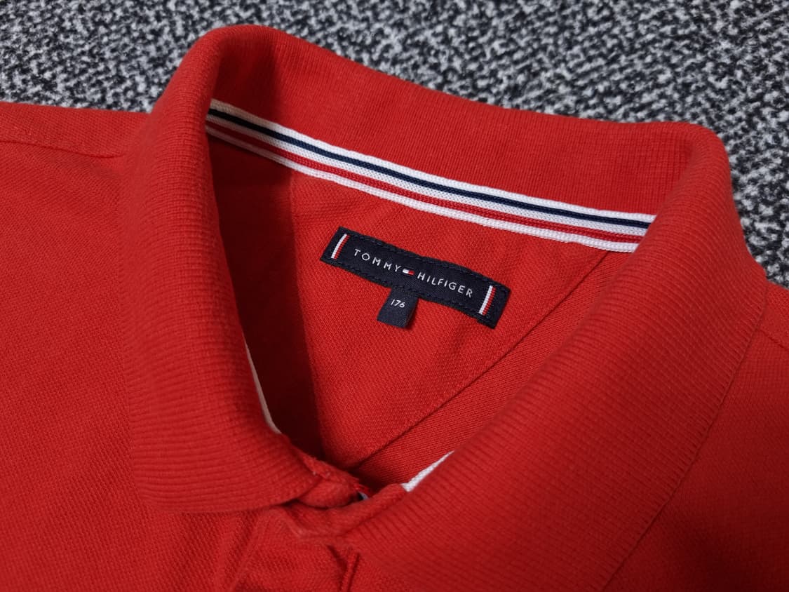 [무료배송][170]타미힐피거 키즈 피케 반팔티 카라티 상품이미지6