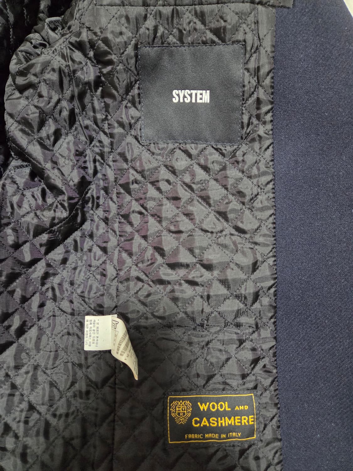 시스템옴므 울랜캐시미어 싱글 코트 상품이미지8