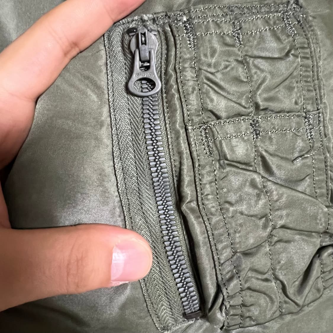 60s 오리지널 MA-1 CC 크라운 D타입 L사이즈 알파인더스트리 상품이미지6